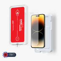 ONETIME NanoArmour for iPhone Anti-Glare Screen Protector: Dust-Free Installation, Case Friendly, Matte